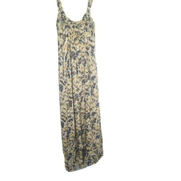Moulinette Soeurs Floral Ruffle Silk Maxi Dress by Anthropologie Size 2 EUC! - Picture 3 of 13